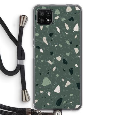 Terrazzo N°19: Samsung Galaxy A22 5G Transparant Hoesje met koord