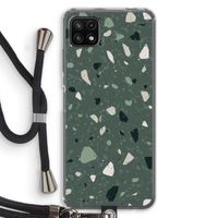 Terrazzo N°19: Samsung Galaxy A22 5G Transparant Hoesje met koord