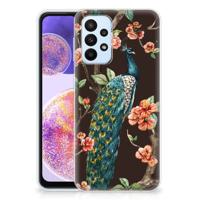 Samsung Galaxy A23 | TPU Hoesje | Pauw met Bloemen