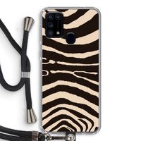 Arizona Zebra: Samsung Galaxy M31 Transparant Hoesje met koord