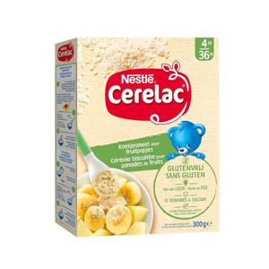 Nestle Cerelac Glutenvrij Granen Biscuitkruimeltjes Baby 4+ Maanden 250g