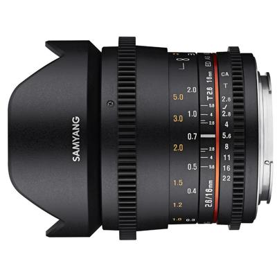 Samyang 16mm T2.6 VDSLR ED AS UMC Canon