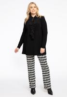 Yoek Tregging PIED DE POULE | Zwart | Maat 58/60