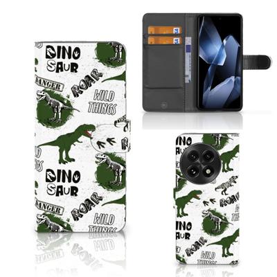 Telefoonhoesje | Met pasjeshouder | voor OnePlus 13 Dinosaurus