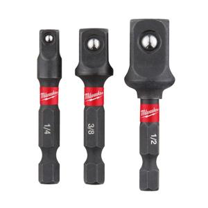 Milwaukee Dopadapter 1/4" zeskant naar 1/4", 3/8" & 1/2" vierkant - 4932479228