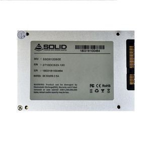 Solid 2.5" SATA 120GB Solid State Disk, Bulk