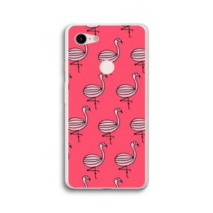 Flamingo: Google Pixel 3 XL Transparant Hoesje