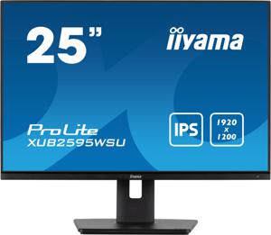 Iiyama 25 ETE IPS-panel LED-monitor Energielabel F (A - G) 63.5 cm (25 inch) 1920 x 1200 Pixel 16:10 4 ms HDMI, DisplayPort, Hoofdtelefoon (3.5 mm jackplug),