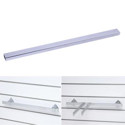 2 PC's 15x30mm supermarkt planken Display galvanische Square dwarsbalk haak beugel lengte: 1m
