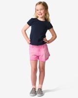 HEMA Kindershort strepen roze (roze)