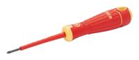 Bahco Schroevendraaier BahcoFit | geïsoleerd | VDE | rubber greep | Phillips | PH1 x 150 mm - B197.001.150