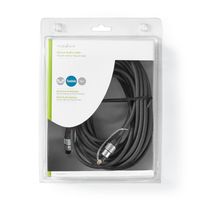 Optical Audio Cable | TosLink Male - TosLink Male | 10.0 m | Anthracite - thumbnail