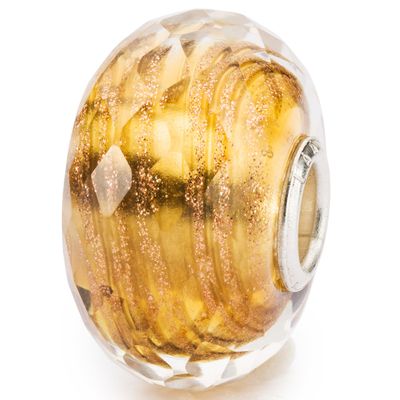 Trollbeads TGLBE-30074 Kraal Glinsterend Filigraan zilver-glas