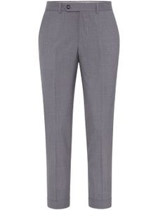 Brunello Cucinelli pantalon de costume court - Gris