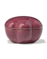 HEMA Opbergbakje 12x11x7.5cm keramiek bloemvorm paars (donkerpaars)