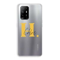 Amber Script: Oppo A94 5G Transparant Hoesje