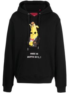 Mostly Heard Rarely Seen 8-Bit hoodie Where We Droppin - Noir