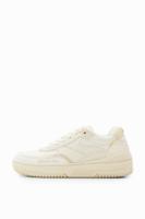 Retro sneakers suède patch - WHITE - 41