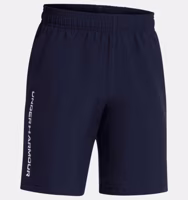 Under Armour Woven Wordmark Korte Broek Kids Donkerblauw - Maat 164 - Kleur: Donkerblauw | Soccerfanshop