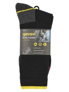 Gevavi Workwear GW52 Work Thermo sok 2 paar/bundel grijs