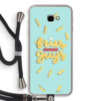 Always fries: Samsung Galaxy J4 Plus Transparant Hoesje met koord
