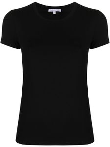 Patrizia Pepe t-shirt à logo strassé - Noir