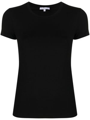 Patrizia Pepe t-shirt à logo strassé - Noir