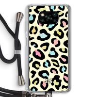 Leopard pattern: Xiaomi Poco X3 Pro Transparant Hoesje met koord