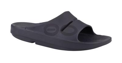 Oofos Ooahh Sport Slipper Black Matte 46/M13/W15