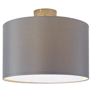 Brilliant Slaapkamer plafondlamp Clarie Ø 40cm grijs 13291/22