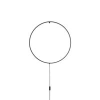 Lyora VloerlampRing zwart Ø 45cm - 9108312