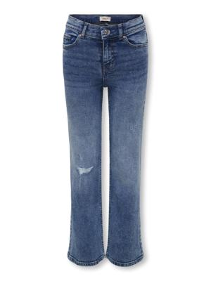 Kids ONLY winter jeansbroek meisjes - blauw - KogJuicy - wide leg fit