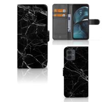 Motorola Moto G14 | Bookcase | Marmer Zwart - Origineel Cadeau Vader