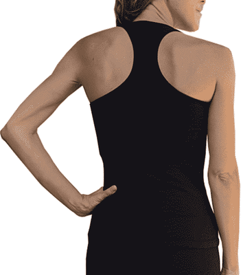 Yoga Top &apos;Panca&apos; met Racerback Zwart S