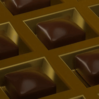 Chocolade hartjes