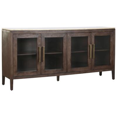 Dressoir Home ESPRIT Marmer Mangohout 180 x 40 x 85 cm