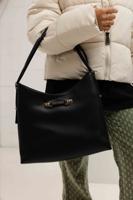 Guess Lefia Large Hobo Tas Dames Zwart - Maat One Size - Kleur: Zwart | Soccerfanshop Guess Lefia Large Hobo Tas Dames Zwart - Maat One Size - Kleur: Zwart | Soccerfanshop