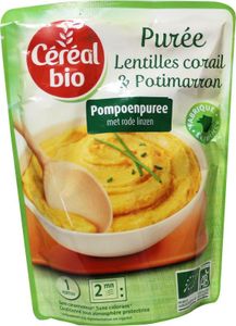 Cereal Bio Puree linzen/pompoen bio (250 gr)