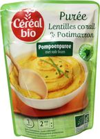 Puree linzen/pompoen bio