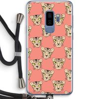 Tijger: Samsung Galaxy S9 Plus Transparant Hoesje met koord