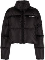 Palm Angels logo-embroidered puffer jacket - Noir - thumbnail