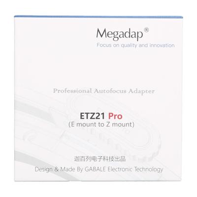 Megadap ETZ21 Pro Sony E to Nikon Z Adapter
