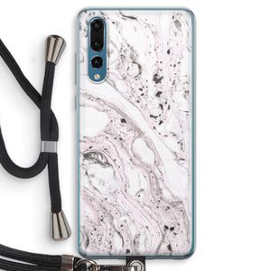 Mengelmoes: Huawei P20 Pro Transparant Hoesje met koord