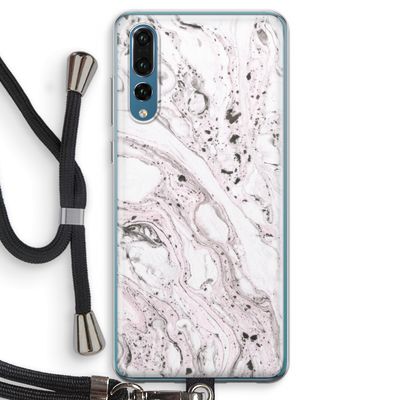 Mengelmoes: Huawei P20 Pro Transparant Hoesje met koord