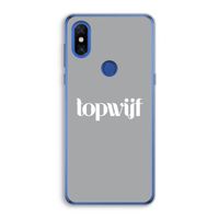Topwijf Grijs Wit: Xiaomi Mi Mix 3 Transparant Hoesje