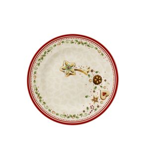 Villeroy & Boch Winter Bakery Delight Ontbijtbord 21,5 cm vallende ster