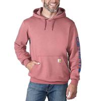 Carhartt Sleeve Logo Apple Butter Heather Hooded Sweatshirt Heren