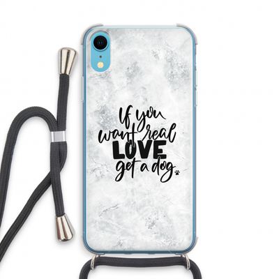 Partner in crime: iPhone XR Transparant Hoesje met koord