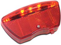 Ikzi Dragerachterlicht 5-led met sensor incl. batterijen