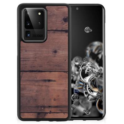 Samsung Galaxy S20 Ultra Grip Case Old Wood